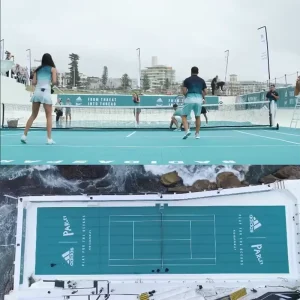Outdoor Portable Sport Surface Synthetic Flooring PP Interlocking Flooring for Tennis Court