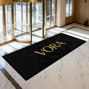 Outdoor Printed Entrance Personalized Business Doormat Nylon Rubber Custom Logo Floor Mat