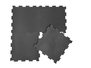 Outdoor Puzzle Rubber Mat for Garden 20mm Thickness Interlocking Gym Indoor Rubber Flooring