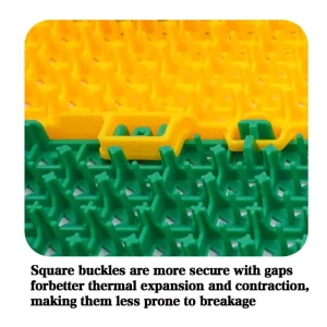 Outdoor Removable Interlocking Half-Court Basketball Court Flooring Custom Sizes Waterproof Plastic