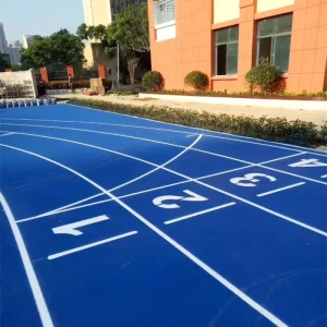 Outdoor Rubber Flooring Sport Surface Running Track Material Athletic Track Prefabricated Rubber Running Track