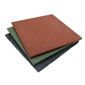 Outdoor Rubber Mats for Kindergarten Playgrounds and Gardens, UV-Resistant, Waterproof, Non-Slip and Shock-Absorbent