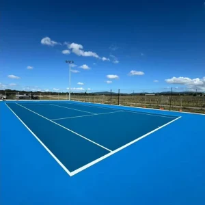 Outdoor Silicone PU Tennis Court Flooring