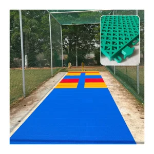 Outdoor Sport Mats Modular PP Interlocking Cricket Pitch Pickle Ball Basketball Tennis Court Flooring Tiles