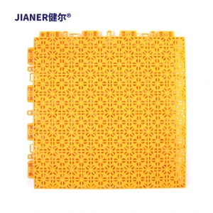 Outdoor Sports Court Interlocking Plastic Floor Tiles