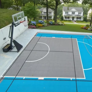 Outdoor Sports Floor Interlocking Court Tiles for Basketball Court and Other Court with Anti UV Surface