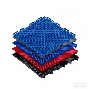 Outdoor Sports Flooring Mat PP Tiles Waterproof Wear-Resistant 5mm for Tennis Basketball Courts