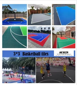 Outdoor Sports Flooring Multi sport Floor Tiles Basketball Sports Flooring