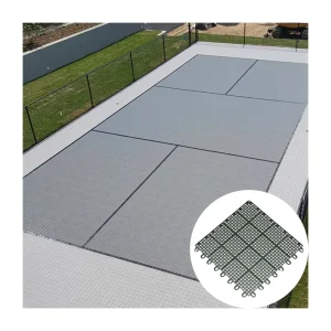 Outdoor Sports Flooring Portable Detachable Interlocking PP Pickleball Stadium Flooring Tiles