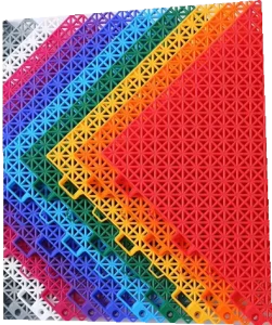 Outdoor Sports Flooring Synthetic Basketball Anti-Slip Portable Polypropylene Plastic Floor Tiles
