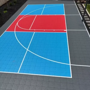 Outdoor Sports Flooring Volleyball Mat Interlocking Basketball Court Plastic Tiles Pickleball Court Floor