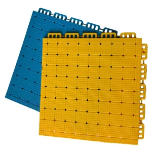 Outdoor Sports Interlocking Plastic Basketball Court Flooring 25 x 30 Feet With Spring Pads