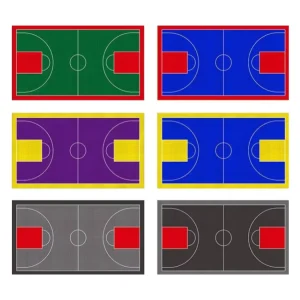 Portable Outdoor Basketball Court Floor Tiles