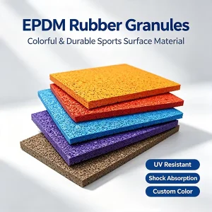 Outdoor Sports Surface EPDM Rubber Granules Colorful EPDM Chips for Playground Safety Flooring Running Track