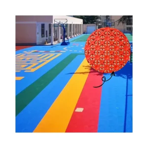 Outdoor Suspended Floor Durable Interlocking PP Court Mat for Basketball Sports Flooring