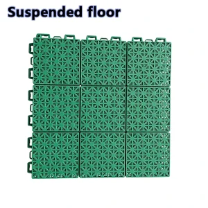 Outdoor Suspended Flooring Interlocking Floor for Parks Footpaths and Community Sports Grounds