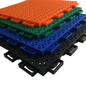 Outdoor Tennis Badminton Basketball Court PP Interlocking Modular Flooring Tiles