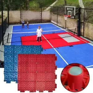 Outdoor Tennis Basketball Court Rubber Pvc pp Interlocking Sports Flooring