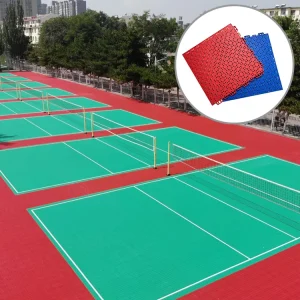 Outdoor Tennis Court Floor Tile Portable Indoor Tennis Court Flooring