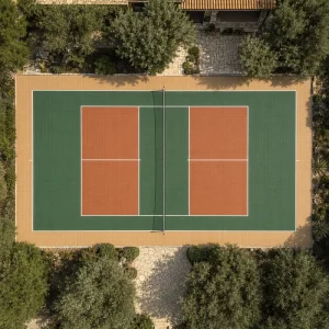 Outdoor Tennis Court Renovation Flooring UV Resistant PP Interlocking Tiles with Fast Drainage