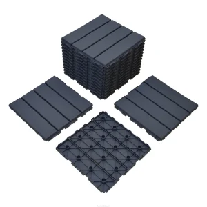 Outdoor Terrace Patio Deck Floor Interlocking Deck Tiles for Patio Porch Balcony Decking
