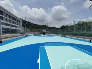 Outdoor Volleyball Court Rubber Interlocking Floor Mat Indoor and Outdoor Use