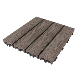 Outdoor WPC Flooring Waterproof Anti-Slip Eco-Friendly Wear-Resistant for Balconies Walkways Courtyards and Hotels