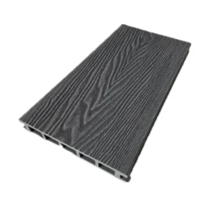 Outdoor WPC Interlocking Decking Tiles, Teak Wood Grain Surface