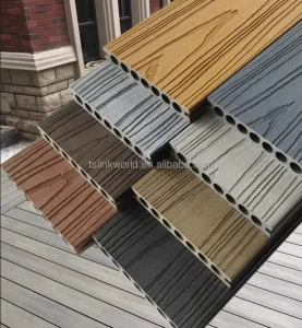 Outdoor WPC Wood Plastic Composite Decking Flooring
