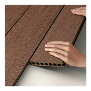 Outdoor Waterproof Anti slip Wear resistant Smooth 3D Wood Plastic WPC Flooring for Home Outdoor Decoration