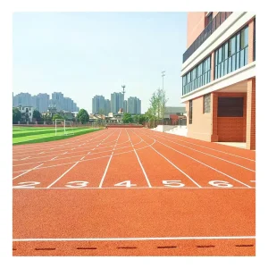 Outdoor Waterproof Breathable PU Polyurethane Synthetic Running Track Flooring for Schools