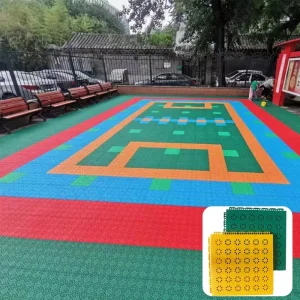 Outdoor Waterproof TPE Interlocking Sports Flooring for Volleyball