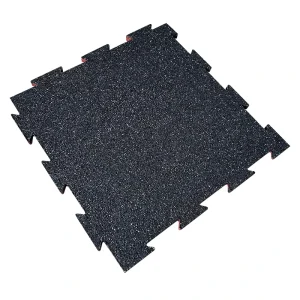 Outdoor Weather-Resistant Interlocking Rubber Flooring Tiles Anti-Slip Shock-Absorbing 15-50mm Gym Flooring