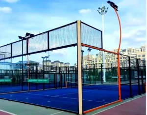 Outdoor and Indoor Panoramic Padel Court Cage and Padel Tennis Court Equipment