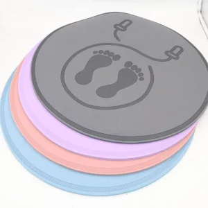 Oval Shock-Absorbing Non-Slip Jump Rope Mat for Indoor and Outdoor Use
