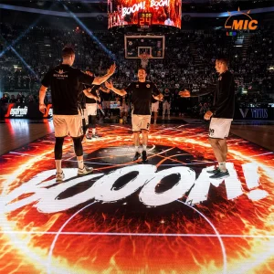 P2.976 Indoor Interactive Floor Tile LED Display Screen Panels for Shopping Mall Sports Events
