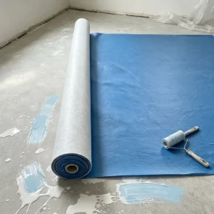 PE Film Coated Nonwoven Painter Felt Wear Resistant Waterproof Temporary Floor Protector Roll for Renovation Painting