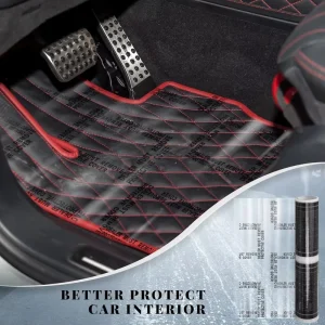 PE Self Adhesive Soft Perforated Car Carpet Protective Film Disposable Car Floor Mat Protection Film
