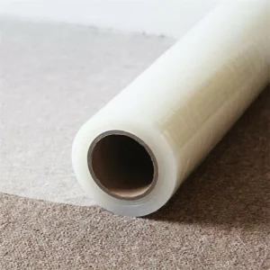 PE Soft Moisture-Proof Temporary Floor Protection Film, Transparent, Blow-Molded