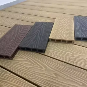 PE Teak Floor Deck Tiles for Outdoor Patio