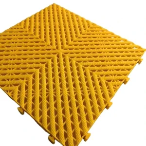 PP Interlocking 20mm Garage Floor Tiles with Drain Mat Grating for Car Washes, Sports Venues, and Hotels