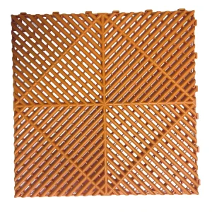PP Interlocking Anti-Slip Garage Floor Tiles 400x400x18mm for Indoor Car Wash Shops and Workshops