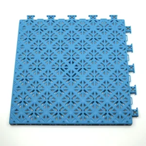 PP Interlocking Elastic Sports Flooring Tiles for Outdoor Use