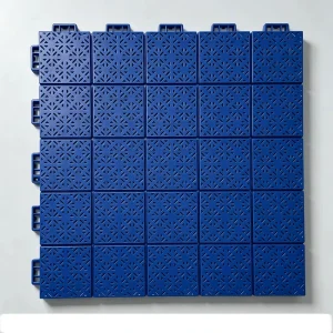 PP Interlocking Floor Tiles, 25-Lattice, Soft Joint, for Kindergarten Playgrounds