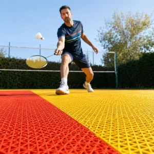 PP Interlocking Floor Tiles for Indoor and Outdoor Basketball and Badminton Courts