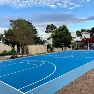PP Interlocking Gym Basketball Court Flooring Tiles Portable Indoor Outdoor Anti Slip Shock Absorbing Multi Sport