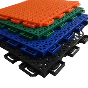 PP Interlocking Modular Court Flooring Tiles for Outdoor Tennis, Badminton, and Basketball