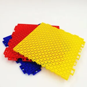 PP Interlocking Outdoor Modular Plastic Raised Floor Tiles for Basketball Courts