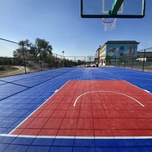PP Interlocking Outdoor Sports Court Tiles for Basketball Floors