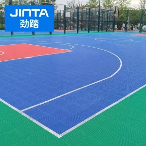 PP Interlocking Plastic Court Mat Sports Flooring Outdoor Suspended Badminton Floor Tiles